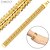 cheap Bracelets-Gold Bracelet Men Jewelry New Trendy 18K Gold Plated Fashion Feather Chain Stainless Steel Bracelet For Women B40207
