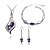 cheap Jewelry Sets-Women&#039;s Jewelry Set - Crystal Include Blue / Pink / Dark Purple For Wedding / Party / Daily / Earrings / Necklace / Bracelets &amp; Bangles