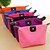 cheap Bathroom Organizer-Travel Insert Portable Cosmetic Handbag Organiser Purse  Liner Tidy Makeup Travel Toiletries Bag(Random Colors)
