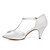 cheap Wedding Shoes-Women&#039;s Silk Spring / Summer / Fall Low Heel Flower White / Wedding / Party &amp; Evening