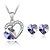 cheap Jewelry Sets-Women&#039;s Crystal Jewelry Set - Crystal Include Red / Green / Blue For Wedding / Party / Birthday / Earrings / Necklace