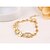 cheap Bracelets-Women&#039;s Cubic Zirconia Chain Bracelet Charm Bracelet Cubic Zirconia Bracelet Jewelry Golden For Wedding Party Daily Casual