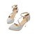 זול נעלי חתונות-בגדי ריקוד נשים אביב / קיץ עקב סטילטו חתונה שמלה דמוי עור מוזהב / כסף