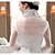 cheap Wraps &amp; Shawls-Shrugs Lace / Tulle Wedding / Party Evening / Casual Wedding  Wraps With Rhinestone / Lace