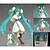 billiga Animefigurer-Anime Actionfigurer Inspirerad av Vocaloid Hatsune Miku pvc 19 cm CM Modell Leksaker Dockleksak