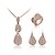 cheap Jewelry Sets-Women&#039;s Crystal Jewelry Set - Crystal Include Silver / Golden For Wedding / Party / Birthday / Rings / Earrings / Necklace