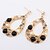 cheap Earrings-Women&#039;s Drop Pearl Imitation Pearl Cubic Zirconia Drop Earrings - Black Red Earrings For