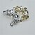 cheap Earrings-Women&#039;s Crystal Ear Cuff - Pearl, Rhinestone, Gold Plated Gold, Silver