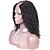 cheap Human Hair Wigs-Human Hair Lace Wig Afro Kinky Curly U Part 100% Hand Tied African American Wig Natural Hairline 130% Density Dark Black Black Dark Brown