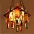 cheap Island Lights-3-Light 30cm(11.8inch) Mini Style Chandelier Metal Glass Novelty Electroplated Retro 110-120V / 220-240V