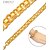 cheap Bracelets-Gold Bracelet 18K Stamp Trendy Platinum/18K Gold Plated 20cm Unique Round Chain &amp; Link Bracelets Women Jewelry B40205