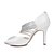 cheap Wedding Shoes-Women&#039;s Spring / Summer / Fall Stiletto Heel Wedding Dress Party &amp; Evening Silk White / EU39