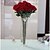 お買い得  造花＆花瓶-1個の高品位love`rのバラシミュレーションの花人工花の家の装飾