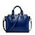 cheap Handbag &amp; Totes-Women Cowhide Casual / Outdoor / Office &amp; Career Shoulder Bag / Tote Blue / Black / Multi-color