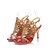 voordelige Damessandalen-Dames Sandalen Glitter kristal pailletten juwelen Grote maten Sandalen met hoge hak Strass Kegelhak Open teen Chinoiserie Formeel Feesten &amp; Uitgaan Buiten Wandelen Synthetisch Enkelriempje Zomer Effen