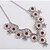 cheap Jewelry Sets-Jewelry Set Flower Party Vintage European Fashion Carved Cubic Zirconia Earrings Jewelry For Party Special Occasion Anniversary Birthday Gift 1 set / Necklace