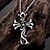cheap Men&#039;s Necklaces-Maya Fashion Unique Cross Man Stainless Steel Pendant Necklace(Gray)(1Pcs)
