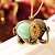 cheap Necklaces-Women&#039;s Pendant Necklace Ladies Rhinestone Alloy Blue Necklace Jewelry For Party Wedding Casual Daily