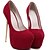 preiswerte Absatzschuhe für Damen-Damen High Heels Stöckelabsatz Tupfen Kunststoff Leuchtende LED-Schuhe Frühling / Sommer / Herbst Schwarz / Rot / Hochzeit / Party &amp; Festivität / Kleid / Party &amp; Festivität