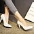 cheap Women&#039;s Heels-Women&#039;s Shoes Leatherette Spring Summer Fall Stiletto Heel For Casual Dress Office &amp; Career White Black