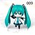 baratos Personagens de Anime-Figuras de Ação Anime Inspirado por Vocaloid Hatsune Miku PVC 10cm CM modelo Brinquedos Boneca de Brinquedo