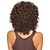 abordables Perruques Synthétiques Sans Bonnet-Perruque Synthétique Bouclé Bouclé Partie médiane Perruque Moyen Marron Cheveux Synthétiques Femme Résistant à la chaleur Mode Perruque afro-américaine Marron