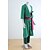 billige Anime-kostumer-Inspireret af En del Roronoa Zoro Anime Cosplay Kostumer Japansk Cosplay Kostumer Ensfarvet Frakke Bukser Armbind Til Herre / Talje Tilbehør / Bælte / Talje Tilbehør / Bælte