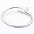cheap Bracelets-Women&#039;s Bracelet Bangles Classic Fashion Stainless Steel Bracelet Jewelry Silver / Rose / Golden For Christmas Gifts Wedding Party Daily Casual / Gold Plated