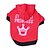 billiga Hundkläder-Hund Huvtröjor Tiaror och kronor Vattentät Mode Vinter Hundkläder Röd Rosa Kostym Cotton XS S M L