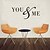 cheap Wall Stickers-DIY Wall Stickers Wall Decals, You&amp;Me PVC Wall Stickers