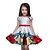 cheap Dresses-Girls&#039; Floral Floral Short Sleeve Polyester Dress White