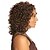 preiswerte Trendige synthetische Perücken-Synthetische Perücken Locken Locken Mittelteil Perücke Mittlerer Länge Braun Synthetische Haare Damen Hitze Resistent Modisch Afro-amerikanische Perücke Braun