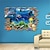 cheap Wall Stickers-New Special Design 3D Effect Underwater World Dolphin Turtles Background Fashion Wall Stickers Home Decor Decoration