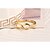 cheap Rings-Women&#039;s Band Ring - Zircon, Gold Plated Infinity 6 / 7 / 8 / 9 Golden For Wedding Party Daily