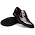 baratos Sapatos Oxford para Homem-Homens Sapatos formais Couro Envernizado Primavera / Outono Conforto Oxfords Preto / Marron