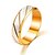 baratos Anéis-Anéis Casamento / Pesta / Diário / Casual Jóias Aço Inoxidável Feminino Anéis Grossos 1pç,Ajustável
