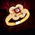olcso Ékszer készlet-Női Ékszer készlet Szintetikus rubin Szintetikus drágakövek Arannyal bevont Hamis gyémánt Nyakláncok Naušnice Gyűrűk Kompatibilitás