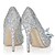 cheap Women&#039;s Heels-Women&#039;s Shoes Glitter Spring / Summer / Fall Stiletto Heel Sparkling Glitter Silver / Party &amp; Evening / Dress / Party &amp; Evening