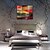preiswerte Ölgemälde von Spitzenkünstlern-Handgemalte Landschaft Horizontal,Modern Drei Paneele Leinwand Hang-Ölgemälde For Haus Dekoration