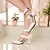 cheap Women&#039;s Heels-Women&#039;s Shoes Heel Heels / Pointed Toe Sandals / Heels Office &amp; Career / Dress / Casual Black / Pink / White