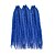 baratos Cabelo de crochê-Azul / Roxa / #1 Havana Tranças torção Extensões de cabelo 22inch Kanikalon 2 costa 120g/pcs grama Tranças de cabelo