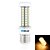 billige Lyspærer-5W 450 lm E14 E26/E27 LED Corn Lights T 72 leds SMD 5730 Warm White Natural White AC 220-240V