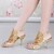 cheap Women&#039;s Sandals-Women&#039;s Sandals Glitter Crystal Sequined Jeweled Plus Size High Heel Sandals Rhinestone Cone Heel Open Toe Chinoiserie Dress Party &amp; Evening Outdoor Walking Shoes Synthetic Ankle Strap Summer Solid