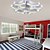 cheap Ceiling Lights-3-Light 60 cm(23.6 inch) Bulb Included / LED Flush Mount Lights Metal Acrylic Painted Finishes Modern Contemporary 110-120V / 220-240V