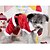 baratos Roupa para Cães-Cachorro Fantasias Camisola com Capuz Roupas para Cães Sólido Vermelho Algodão Ocasiões Especiais Para Inverno Homens Mulheres Fantasias Natal