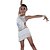 cheap Latin Dancewear-Latin Dance Outfits Children&#039;s Performance Spandex Tassel Dress Sleeves Neckwear Headwear