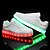 economico Sneakers da donna-Per donna Scarpe Di pelle Primavera / Estate / Autunno Comoda / Scarpe luminose Sneakers Piatto Punta chiusa Lacci / LED Bianco / Nero