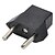 olcso Újdonságok-US Plug EU hálózati csatlakozó adapter - fekete