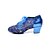 preiswerte Lateinamerikanische Schuhe-Damen Schuhe für modern Dance / Salsa Tanzschuhe Spitze Sandalen Satin Blume Blockabsatz Keine Maßfertigung möglich Tanzschuhe Marinenblau / Schwarz / Innen / Leistung / Praxis / Professionell