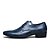 baratos Sapatos Oxford para Homem-Homens Couro Sintético Primavera / Outono Conforto Oxfords Antiderrapante Preto / Azul / Festas &amp; Noite